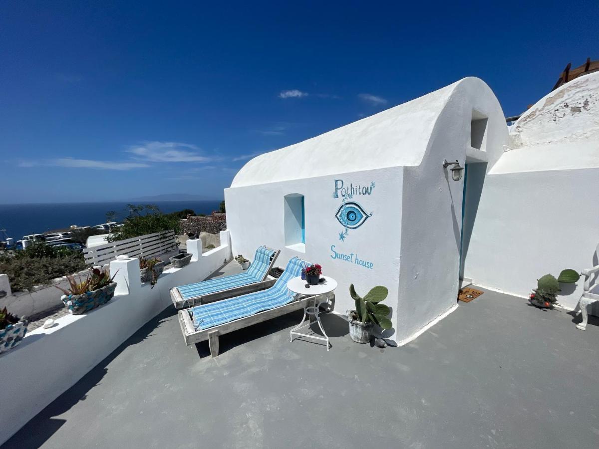 Oia Sunset House Pothitou Villa Exterior foto