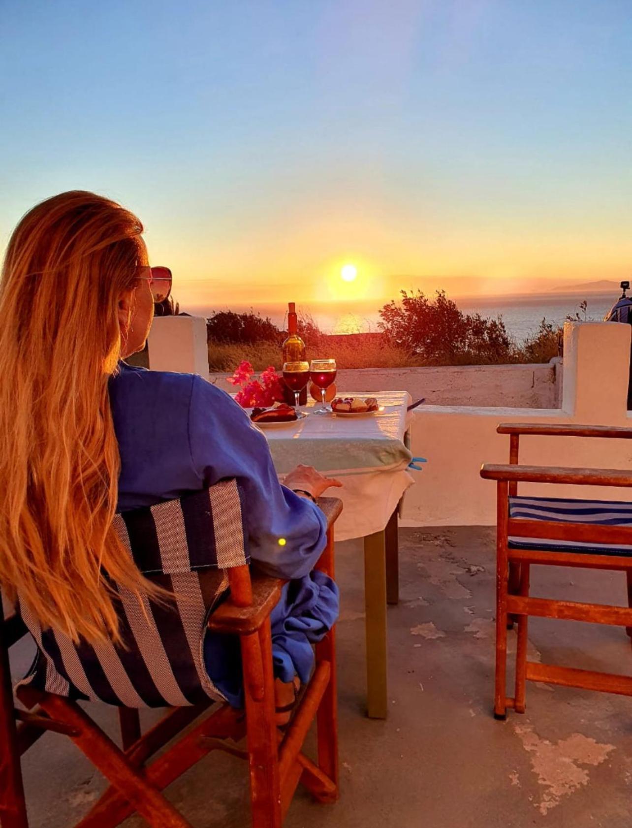 Oia Sunset House Pothitou Villa Exterior foto