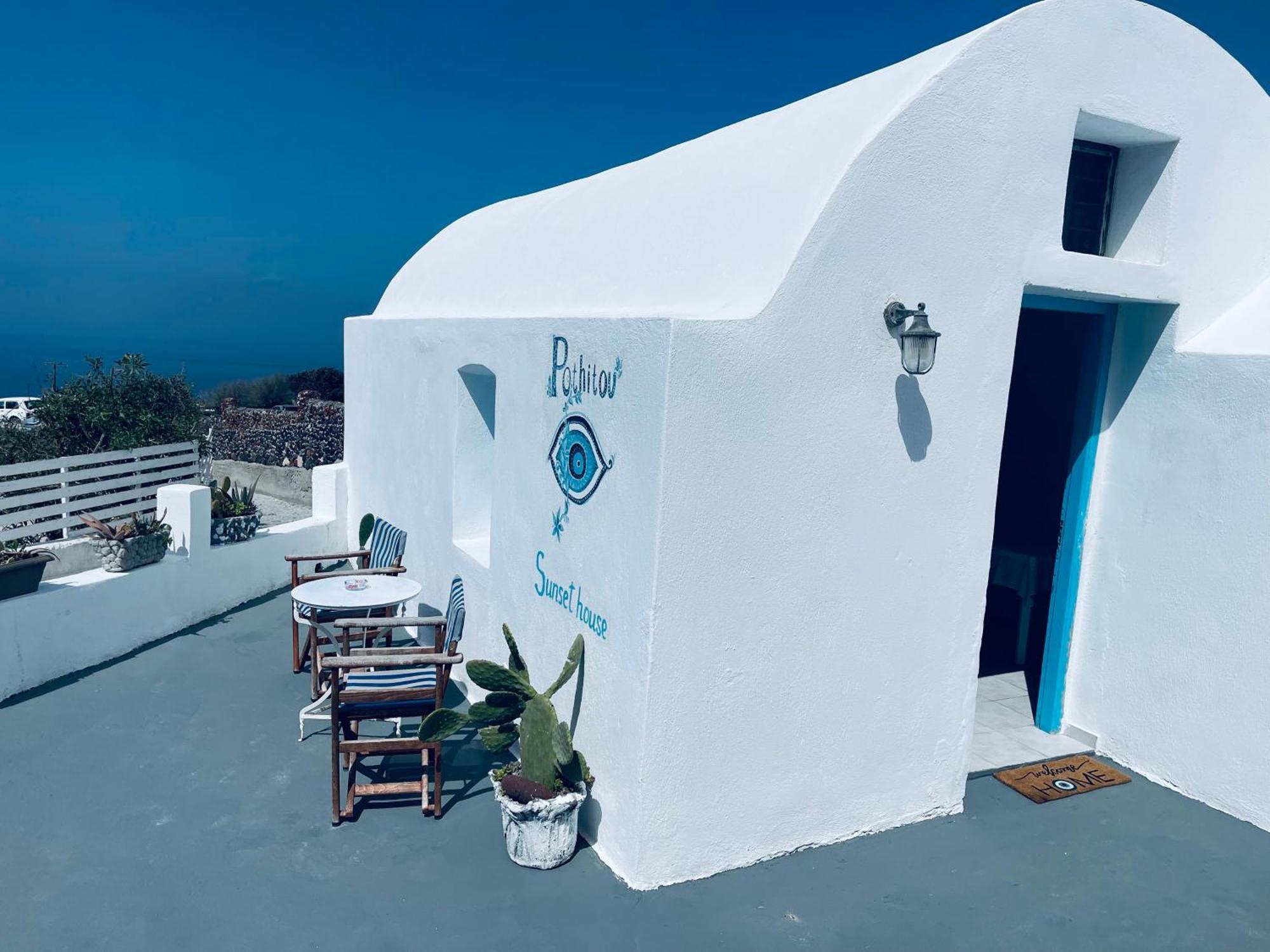 Oia Sunset House Pothitou Villa Exterior foto